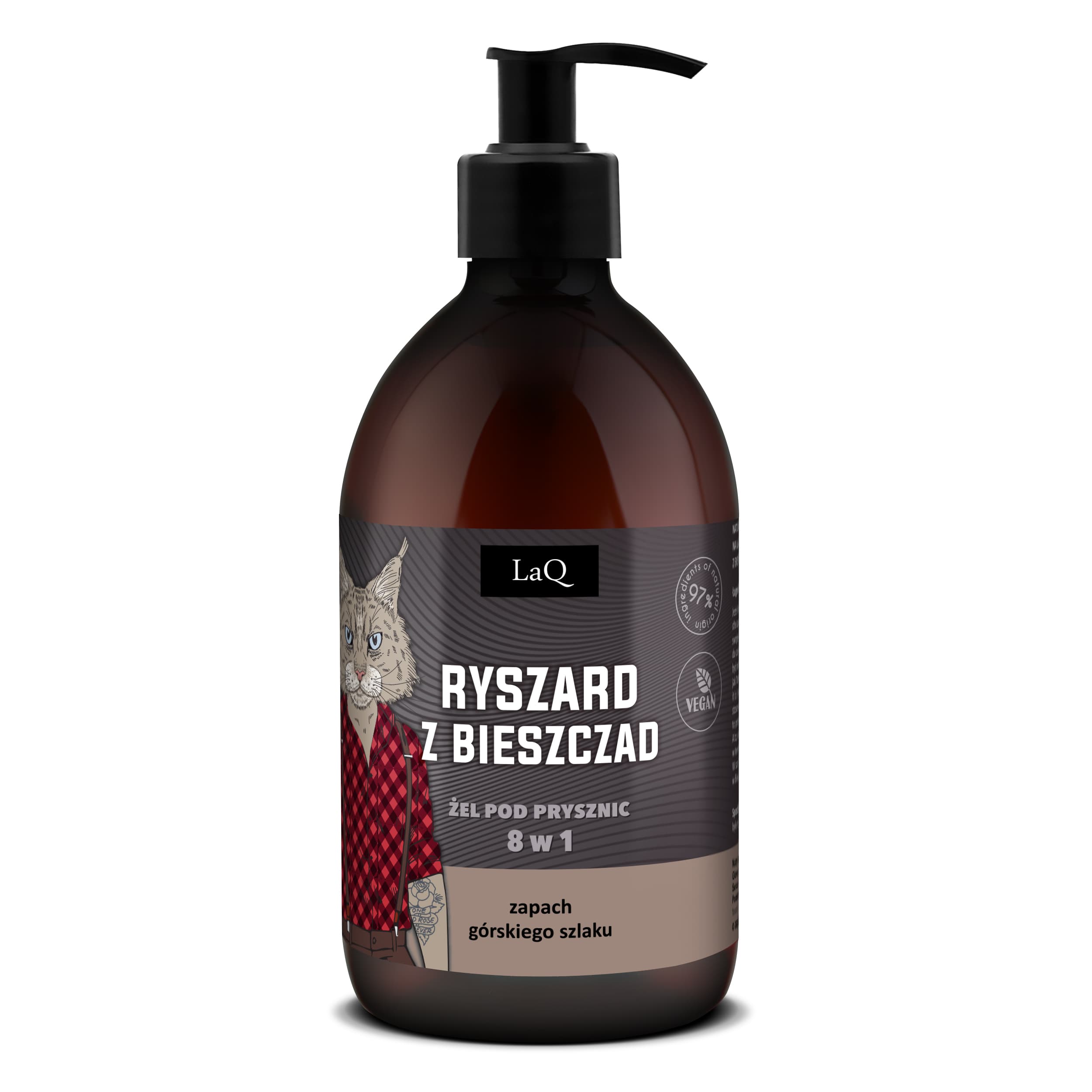 Niezbędnik Gentlemana - 3 x żel pod prysznic 500 ml CZARNY